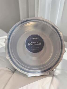 True Living Stainless Steel Food Storage Container 19 oz